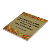 1コリント15:57しかし感謝してい神に行きなさい。 タイル (側面)