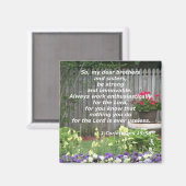 1コリント15:58 マグネット (正面/裏面)