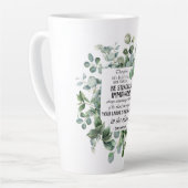 1コリント15:58 感動的聖句 カフェラテマグ (左アングル)