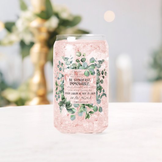 1コリント15:58 感動的聖句 ガラス缶 (インサイチュ (ウェディング))