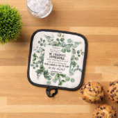 1コリント15:58 感動的聖句 鍋敷き (トップダウン)