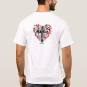 1コリント16:1すべて愛の聖なる書物、 経典をする Tシャツ (裏面)