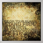 1コリント16:13 ポスター (正面)