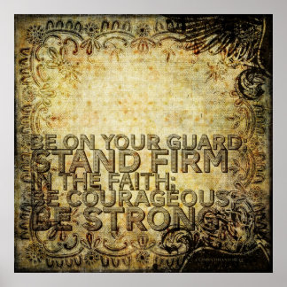 1コリント16:13 ポスター