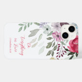 1コリント16:14シンプルホワイトウォーター色フローラ Case-Mate iPhoneケース (裏面 (横))