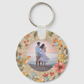 1コリント16:14ボホフローラの鳥と写真 キーホルダー (裏面)