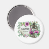 1コリント16:14ヴィンテージランタンコテージコア マグネット (正面/裏面)