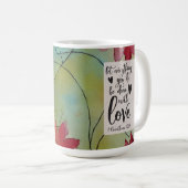 1コリント16 14愛の聖書聖句の全て コーヒーマグカップ (正面右)