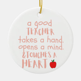 1コリント16: 14良い先生 パーソナライズされた セラミックオーナメント