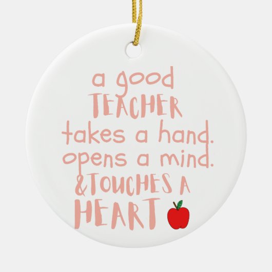 1コリント16: 14良い先生 パーソナライズされた セラミックオーナメント (正面)