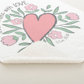 1コリント16:14 – 愛ですべてをする シェルパブランケット (3/4)