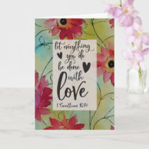 1コリント16:14 愛をもって すべてのことをせよ 聖書の名言