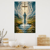 1コリント1:18以下の者たちへの愚かさ ポスター (キッチン)