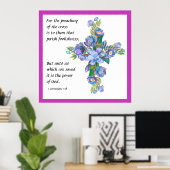 1コリント1:18 ポスター (ホームオフィス)