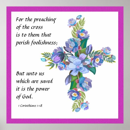 1コリント1:18 ポスター (正面)