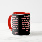 1コリント2:12 KJVバイブル聖句Two-Tone マグカップ (正面左)