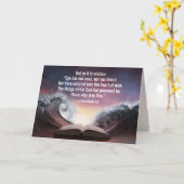 1コリント2:9目は見ず、耳も聞こえなかった。 カード (黄色い花)