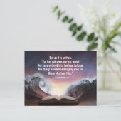 1コリント2:9目は見ず、耳も聞こえなかった。 ポストカード (スタンド正面)