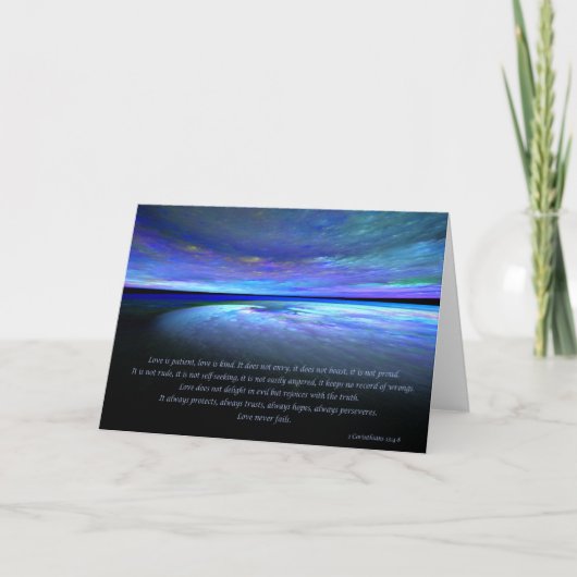 1コリント4:8 カード (正面)