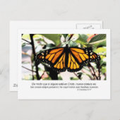 1コリント5:17スペインの人もしは誰でもキリストにある ポストカード (正面/裏面)