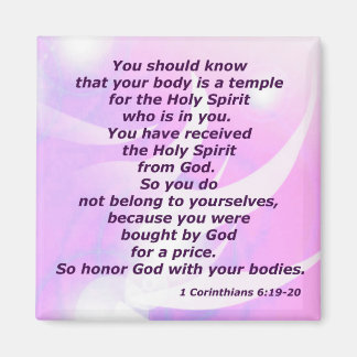 1コリント6:19-20 マグネット