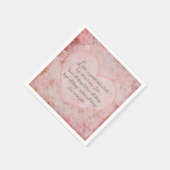 1コル13 – 愛は患者の愛は優しい スタンダードカクテルナプキン (角)