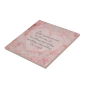 1コル13 – 愛は患者の愛は優しい タイル (側面)