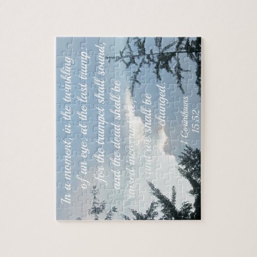 1コル。15:52一瞬のうちに、ある者の輝きのうちに ジグソーパズル (縦)