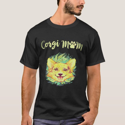 1コーギーママコーギー Tシャツ (正面)