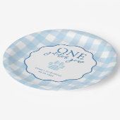 1ゴールデンイヤーポープリント最初の誕生日パーティー ペーパープレート (アングル)