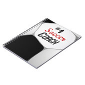 #1サッカーコーチ大球 ノートブック (左側)