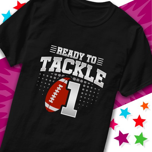 1サッカーパーティー1歳の誕生日 Tシャツ