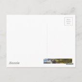 1サミュエル15:22サンセットブラック縁ど ポストカード (裏面)