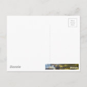 1サミュエル15:22サンセットホワイト縁ど ポストカード (裏面)