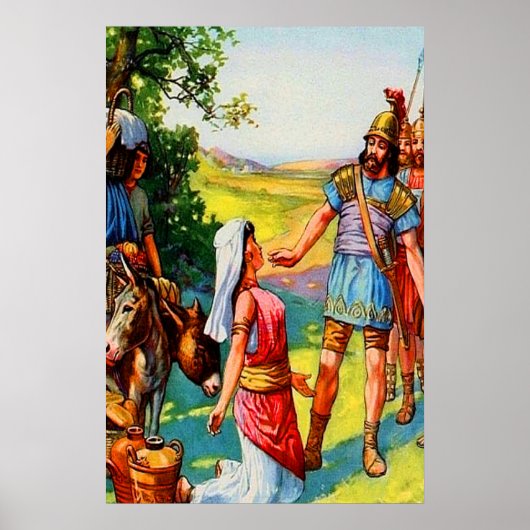 1サミュエル25アビゲイル頼の許可ポスター ポスター (正面)