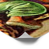 1サムエル16:14-23ダビデ遊オのハープはサウルのために ポスター (角)