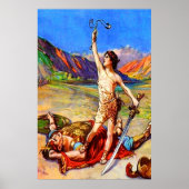 1サムエル17ダビデが巨大ポスターを破る ポスター (正面)