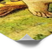 1サムエル17ダビデはライオンのポスターを殺す ポスター (角)