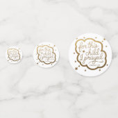 1サムエル1:27からの聖書の聖句 コンフェッティ (正面)