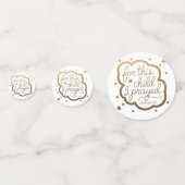 1サムエル1:27からの聖書の聖句 コンフェッティ (裏面)