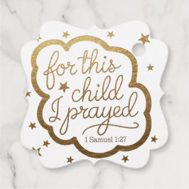 1サムエル1:27からの聖書の聖句 フェイバータグ