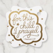 1サムエル1:27からの聖書の聖句 フェイバータグ (裏面)