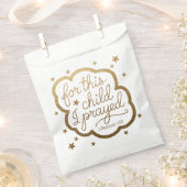 1サムエル1:27からの聖書の聖句 フェイバーバッグ (クリップ留めされた状態)