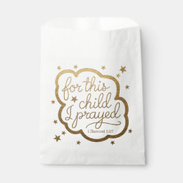 1サムエル1:27からの聖書の聖句 フェイバーバッグ