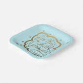 1サムエル1:27からの聖書の聖句 ペーパープレート (傾斜あり)