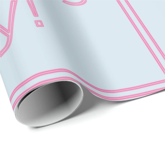 1シンプル箱エレガントに入った幸福な母の日 ラッピングペーパー (ロールコーナー)