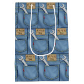 #1ジーン・ポケットのガイ・レンチを直す ミディアムペーパーバッグ (裏面)