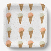 1スクープ疑問に思プレート ペーパープレート (正面)