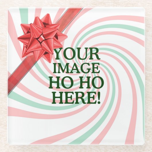 1ステップで簡単にデザイン ガラスコースター (正面)