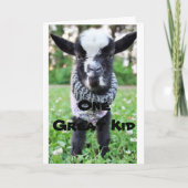 1ストップつの「KID」に対する*12**誕生日で素晴らしの予定 カード (正面)